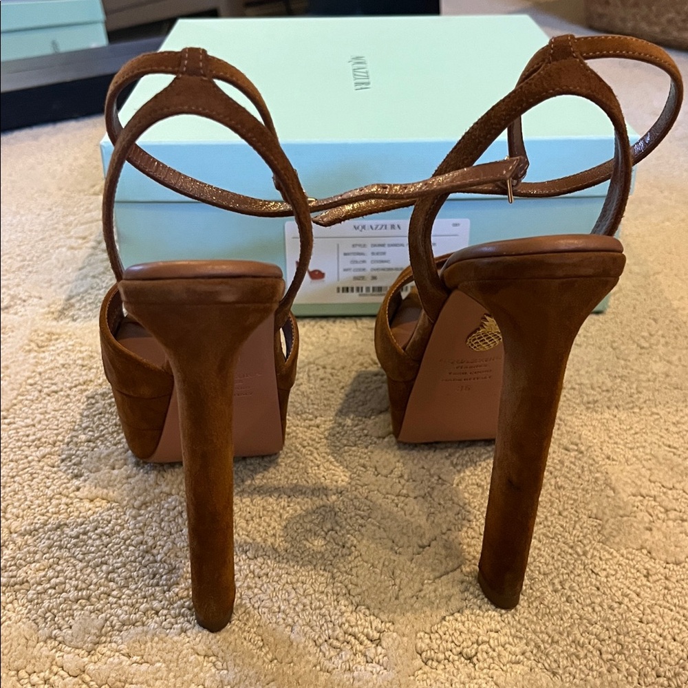 Aquazzura suede platform heels - Picture 2 of 4